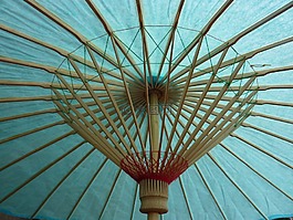 阳伞,屏幕,绿松石