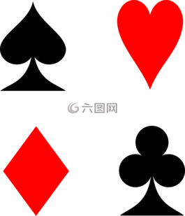 玩扑克牌,卡,西装