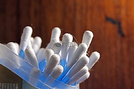 棉签,柔性杆,罐子里的棉签