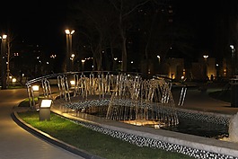巴库,阿塞拜疆,夜
