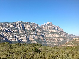 山,natura,岩