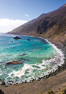 西海岸,沿海,海