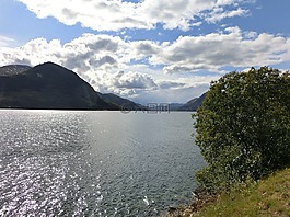 峡湾,湖,安静