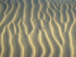 沙,涟漪,纹理