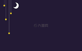 夜,星空,月亮
