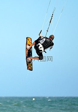 风筝,冲浪,水上运动