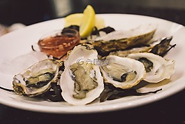 美食,海鲜,盘子