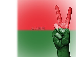 马达加斯加,和平,手