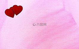 红色,心,两颗心