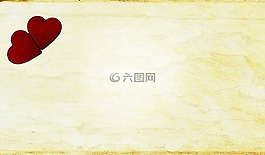红色,心,两颗心
