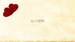 红色,心,两颗心