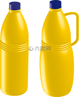 瓶,塑料,漂白水