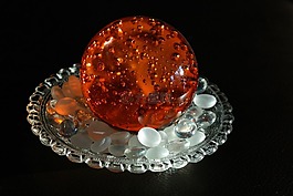 镇纸,水晶球,彩色