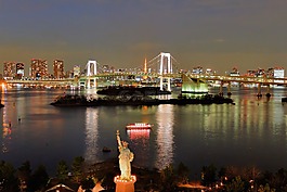 东京,桥,彩虹桥