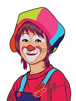 小丑,孩子们,马戏团