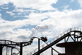 过山车,骑,激动