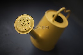 静物,洒水壶,黄色