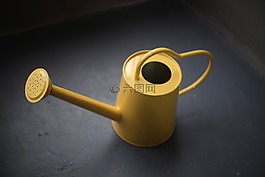 静物,洒水壶,黄色