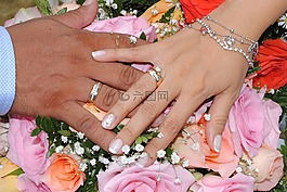 戒指,婚礼,婚姻