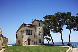 西班牙,建筑,海