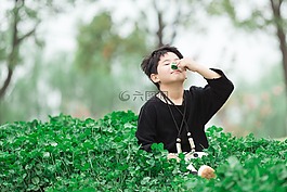 儿童,春游,踏青