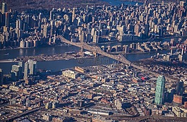 纽约城,航空摄影,桥