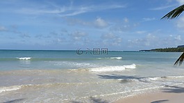 海滩,samana,多明尼加共和国