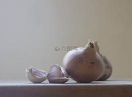 洋葱,大蒜,背景