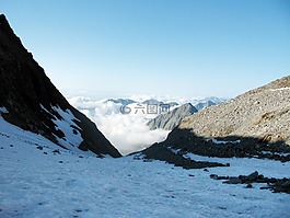 大天堂,冰川,山