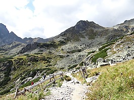 高塔特拉山区,时划伤,远足径