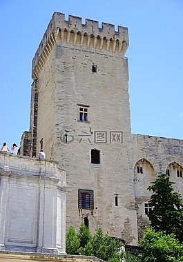 万国宫大殿,转角塔,防御塔