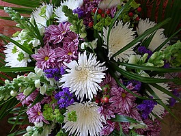 花,束,花的