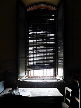 窗口,明暗对比,盲