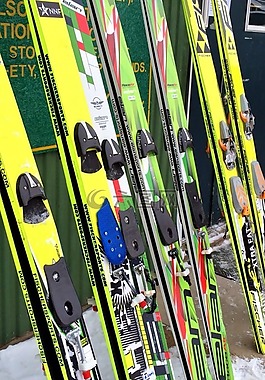 滑雪,跳跃,冬天