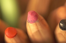 彩色的铅笔,儿童,孩子