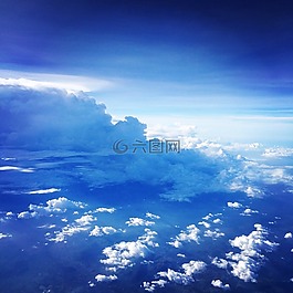 天空,从飞机上看到的世界,碧落