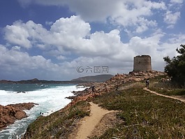 罗萨岛,海,撒丁岛