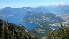 山,湖山,阿尔卑斯山