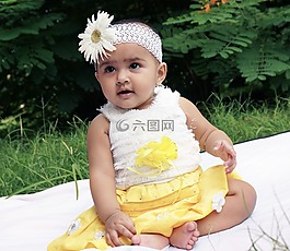 女婴,可爱,婴儿