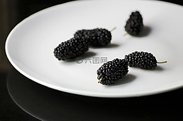 水果,桑葚,树莓