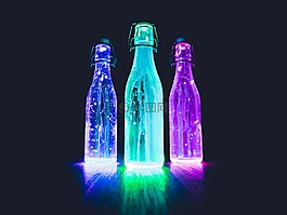 氖,艺术,颜色