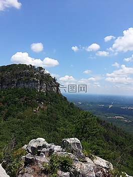 北卡罗莱纳州,山,vista