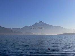 月亮湖,上午,日出