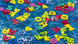 颜色,字母表,塑料