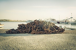 链,生锈,金属