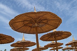 阳伞,天空,夏季
