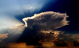 光线,暮光之城,云
