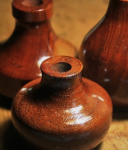 陶器,陶土,木容器