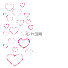 透明的心图片 透明的心素材 透明的心模板免费下载 六图网