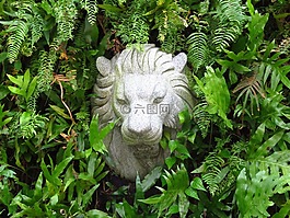 偶像,狮子,头